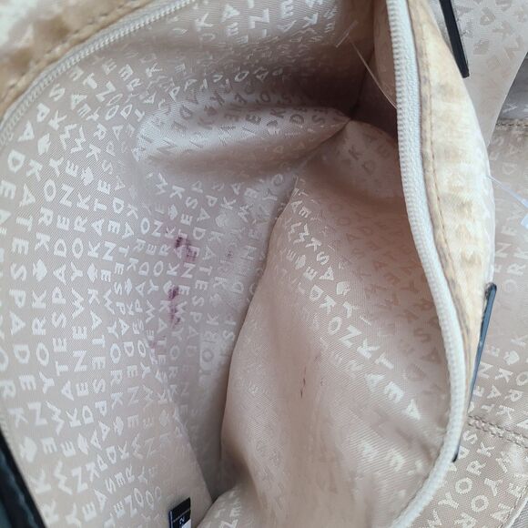 Kate Spade - Black Harmony Glossy Patent Perforated Hearts Large Tote Bag, GUC - Picture 11 of 12